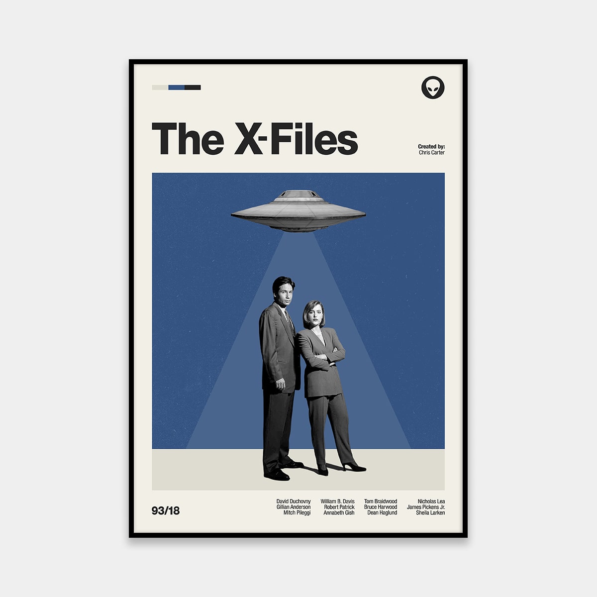 The X-Files | Plan9Studio | Modern Retro Art Prints